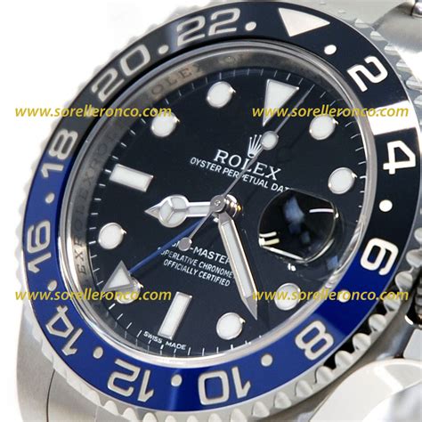 prezzo rolex gmt master 2 blu nero|rolex gmt time zone.